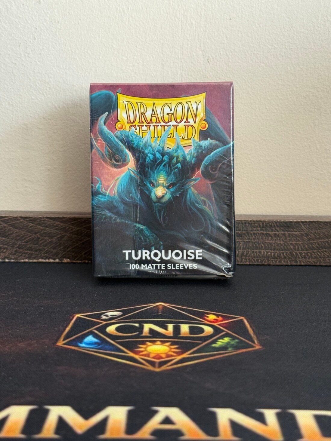 Dragon Shield Matte Turquoise 100 fundas turquesa para Commander y Magic