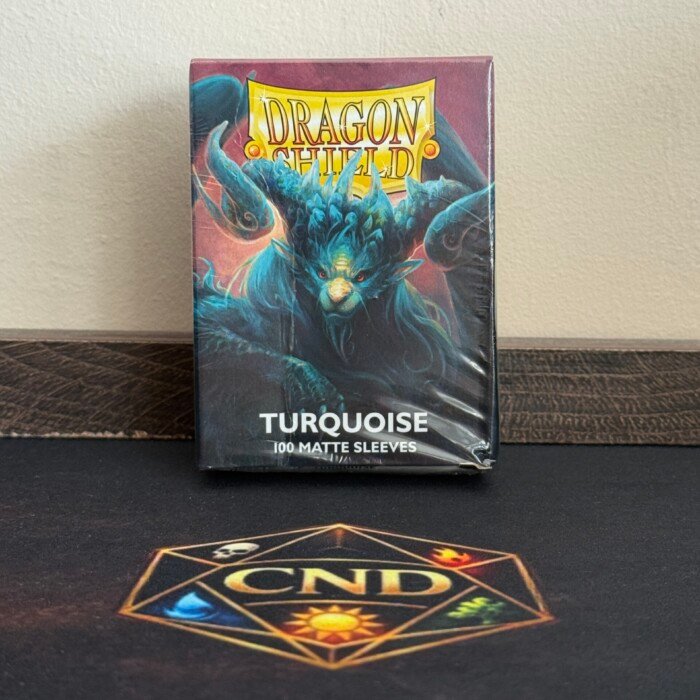 Dragon Shield Matte Turquoise 100 fundas turquesa para Commander y Magic