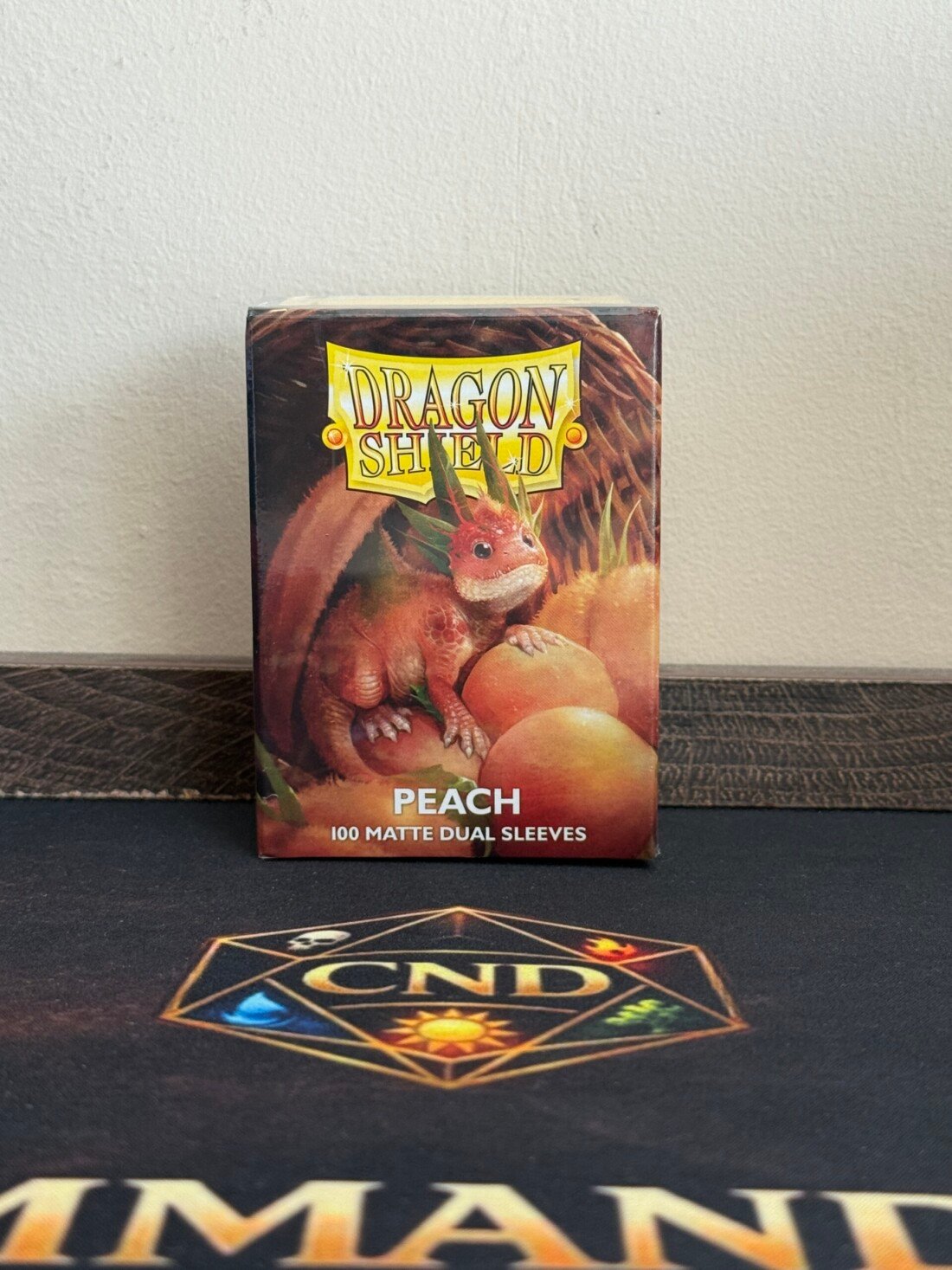 Dragon Shield Matte Dual Peach 100 fundas para Commander y Magic