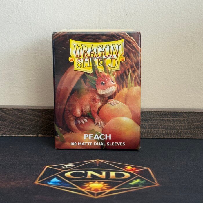 Dragon Shield Matte Dual Peach 100 fundas para Commander y Magic