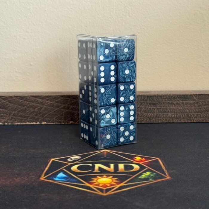 Q Workshop pack de 20 dados D6 azules para Magic y juegos de mesa