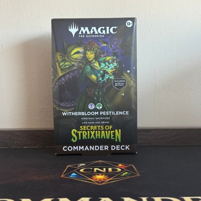 Witherbloom Pestilence precon Commander sellado