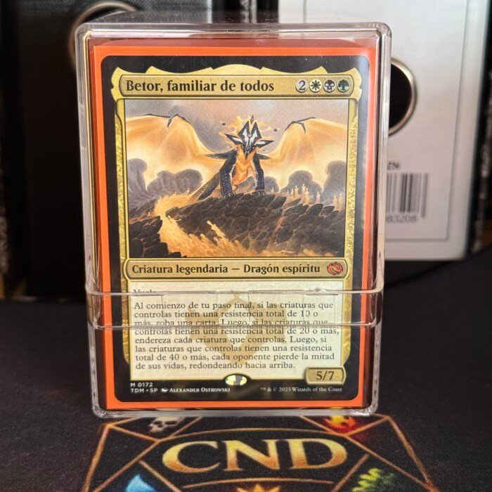 Betor Familiar de Todos mazo Commander B2 prácticamente en español