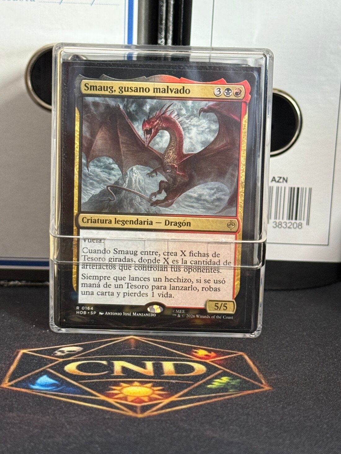 Smaug Sierpe Malvada mazo Commander B2 Alto en español