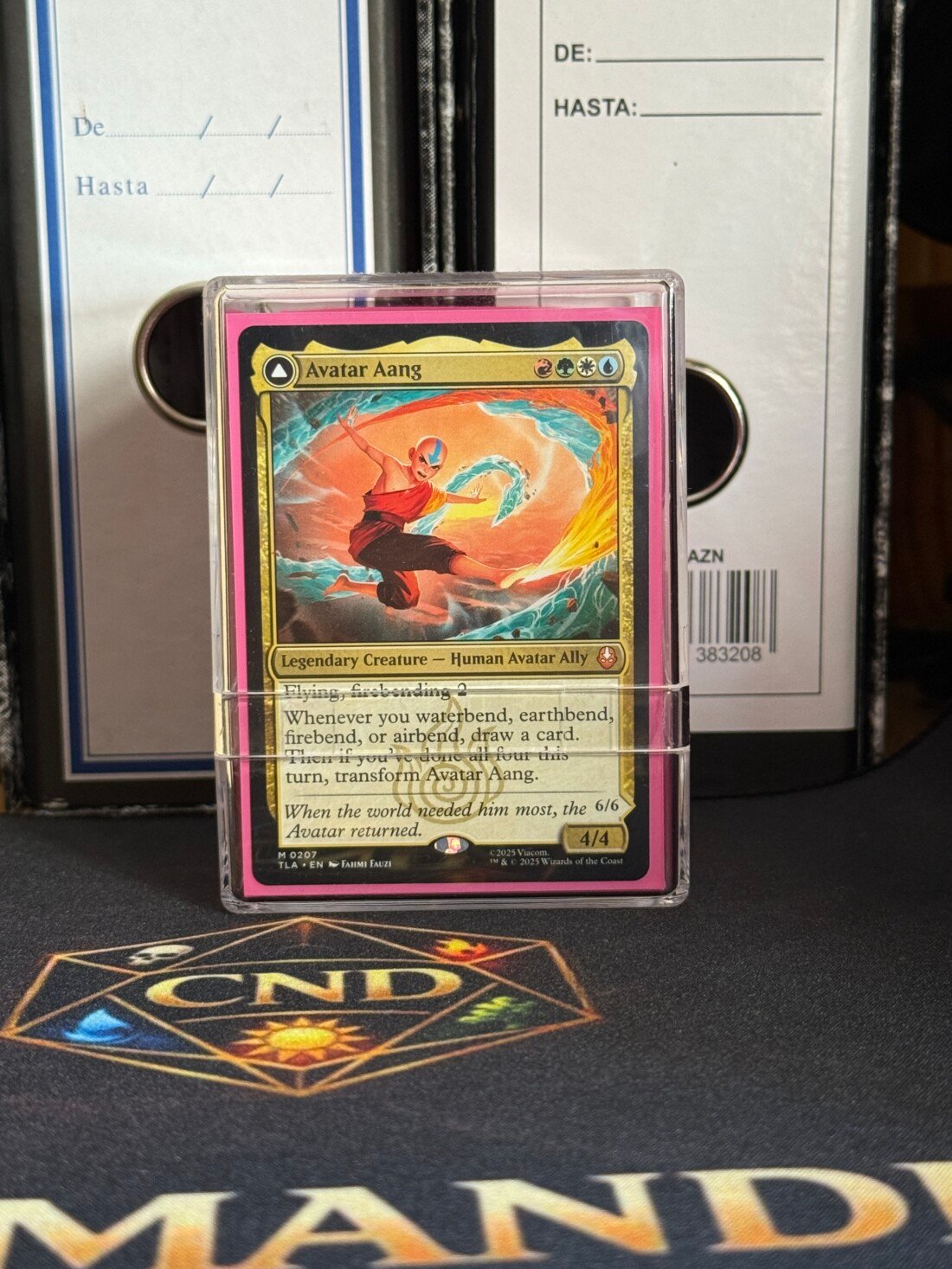 Avatar Aang mazo Commander B2 de cinco colores inspirado en Avatar La Leyenda de Aang