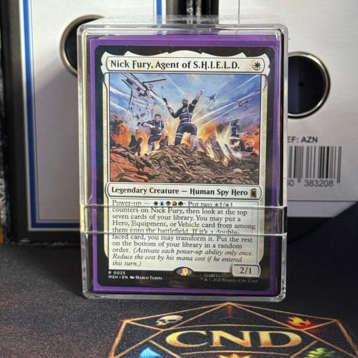 Nick Furia Agente de SHIELD mazo Commander Marvel B2 de cinco colores