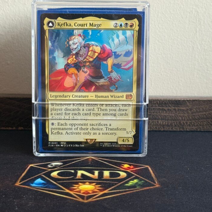 Kefka Mago de la Corte mazo Commander B3 Grixis de FINAL FANTASY