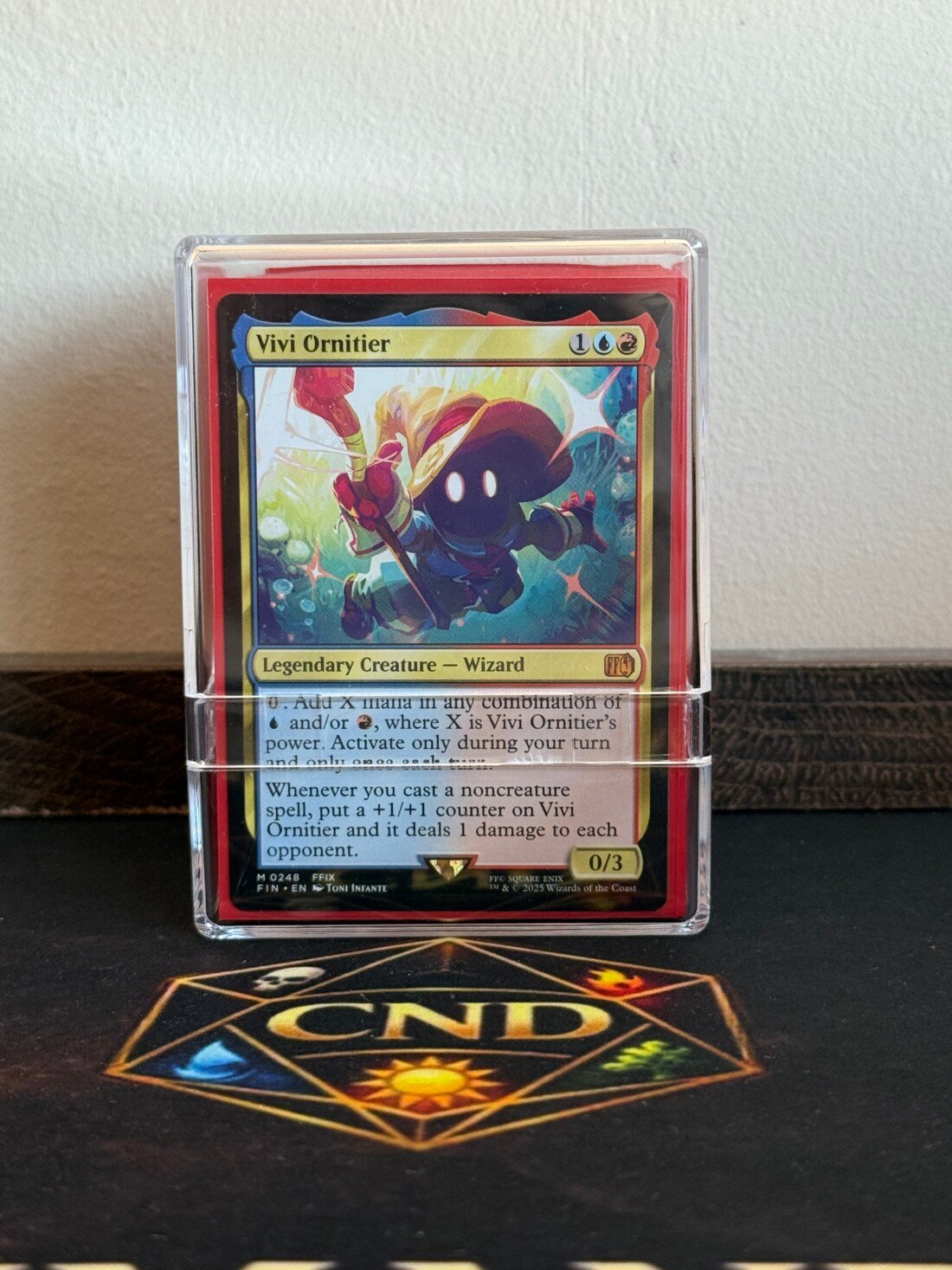 Vivi Ornitier mazo Commander B3 Izzet de hechizos FINAL FANTASY