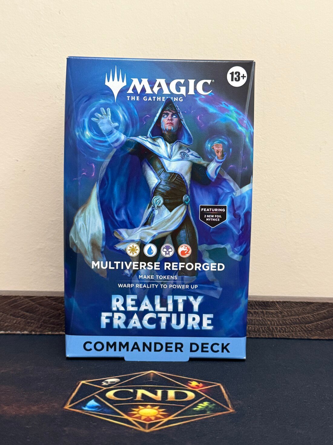 Multiverse Reforged mazo Commander de Reality Fracture en inglés con Jace, producto oficial nuevo y sellado