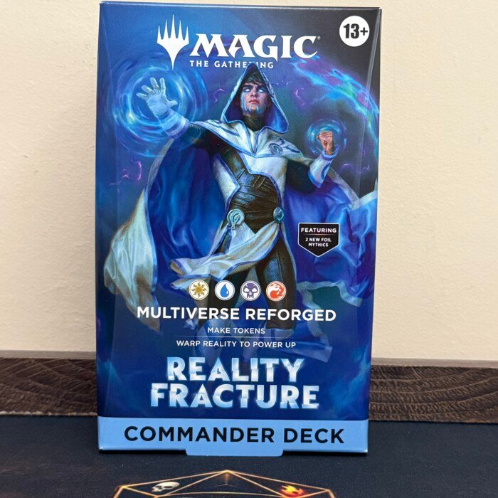 Multiverse Reforged mazo Commander de Reality Fracture en inglés con Jace, producto oficial nuevo y sellado